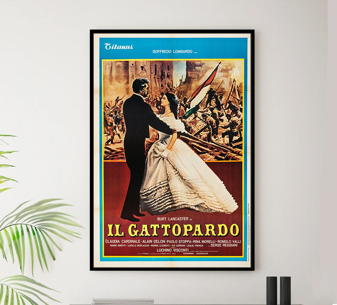 Il gattopardo 1963 - Burt Lancaster - Italy - Classic Movie Poster