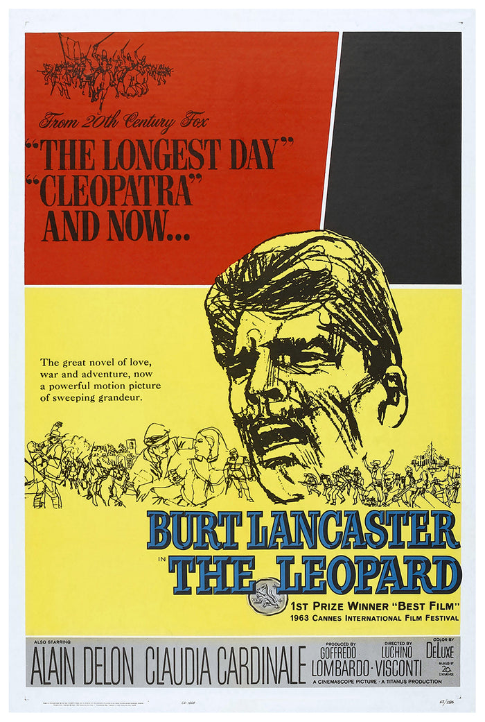 Il gattopardo 1963 - Burt Lancaster - US (2) - Classic Movie Poster