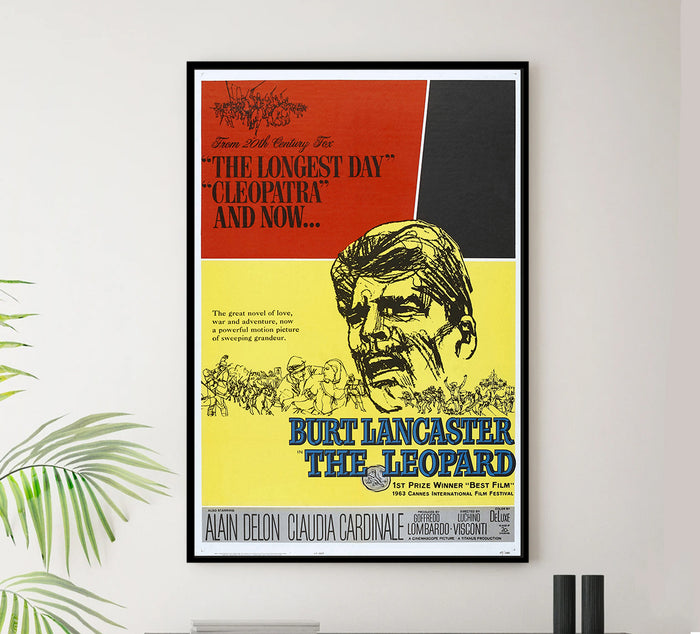 Il gattopardo 1963 - Burt Lancaster - US (2) - Classic Movie Poster