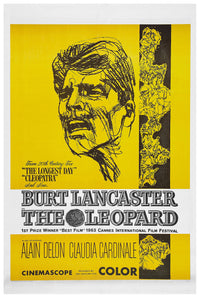Il gattopardo 1963 - Burt Lancaster - US - Classic Movie Poster