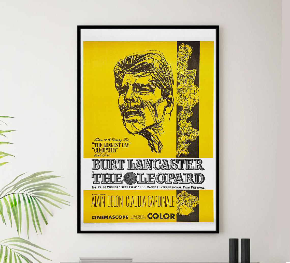 Il gattopardo 1963 - Burt Lancaster - US - Classic Movie Poster