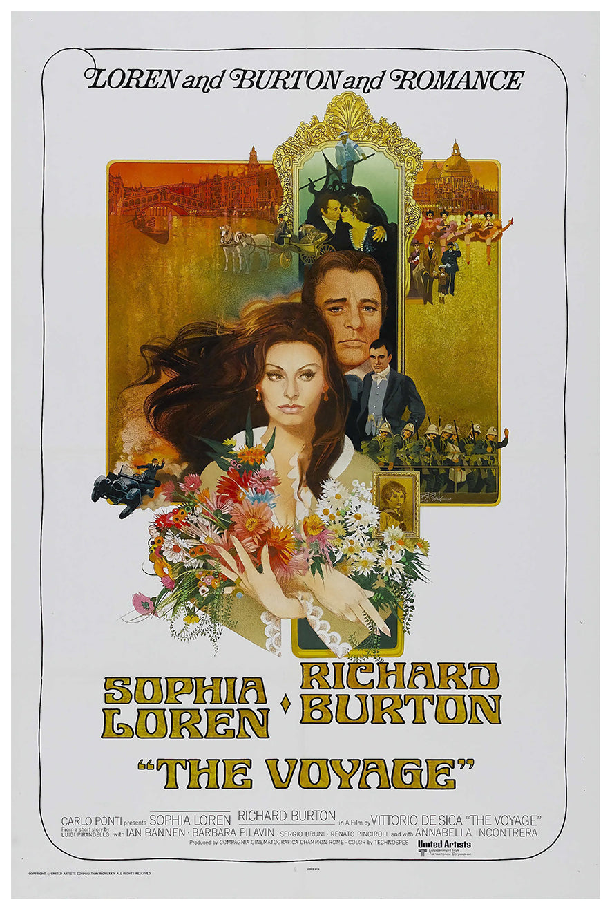 Il viaggio 1974 - Richard Burton - US - Classic Movie Poster