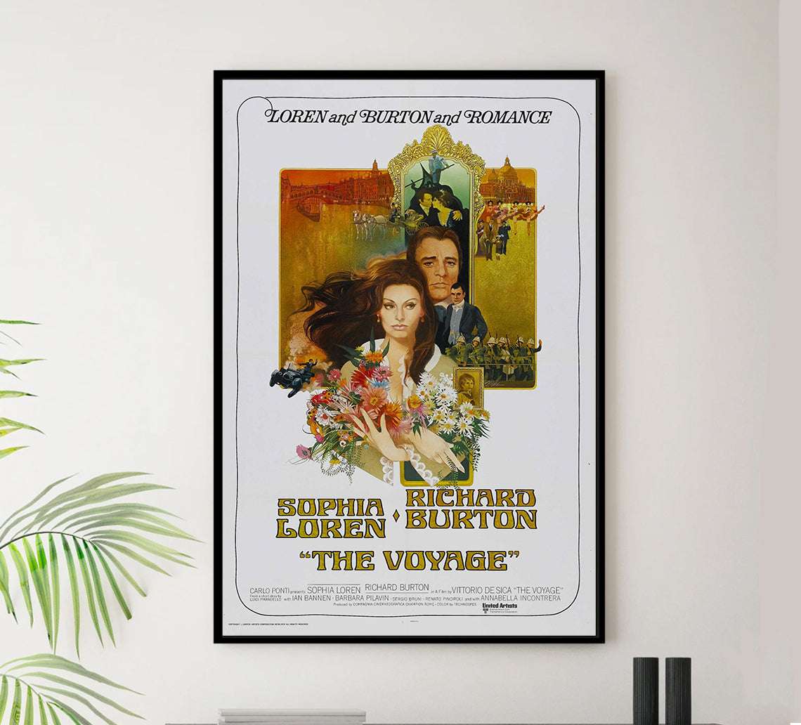Il viaggio 1974 - Richard Burton - US - Classic Movie Poster