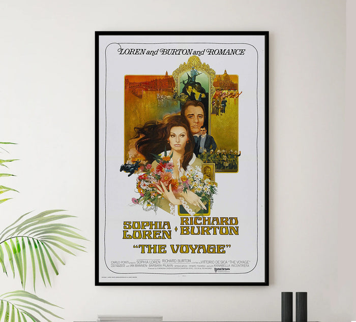 Il viaggio 1974 - Richard Burton - US - Classic Movie Poster