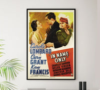 In Name Only 1939 - Cary Grant - US - Classic Movie Poster