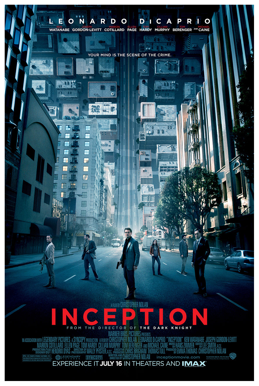 Inception 2010 v2 - Classic Movie Poster