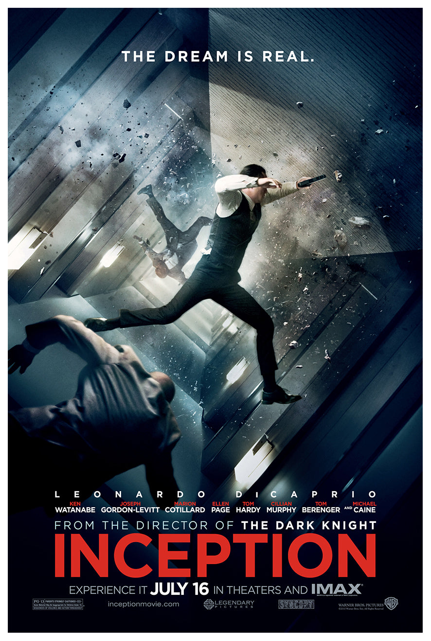 Inception 2010 v3 - Classic Movie Poster