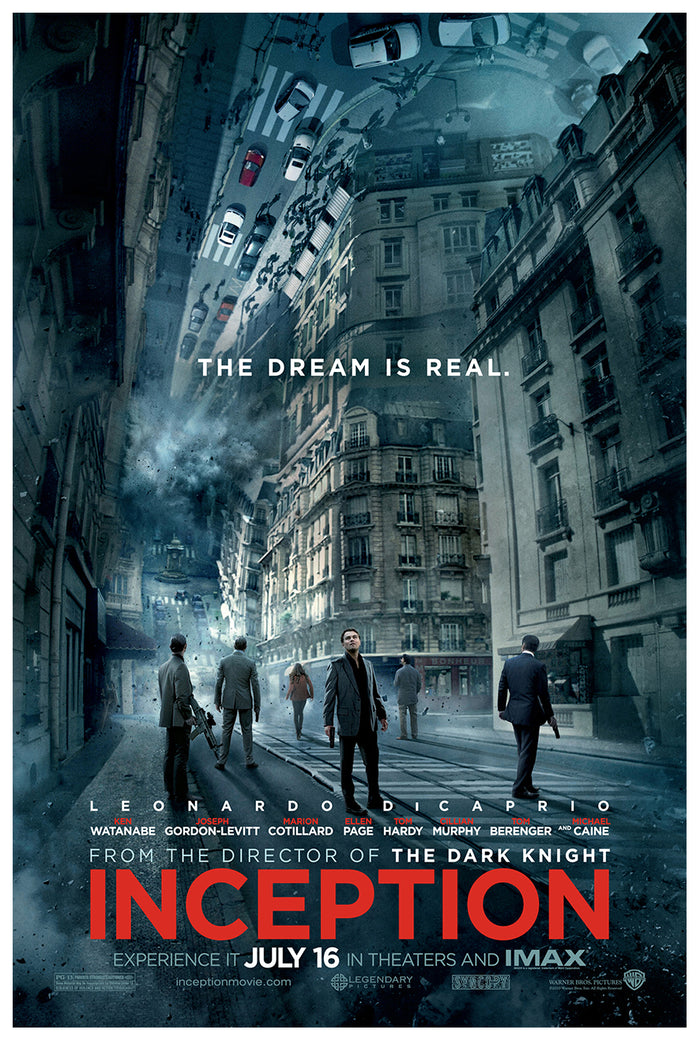 Inception 2010 v4 - Classic Movie Poster