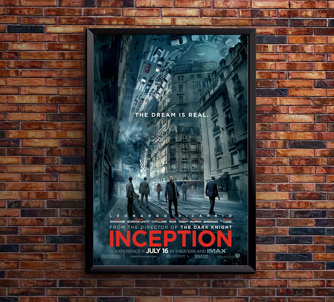 Inception 2010 v4 - Classic Movie Poster