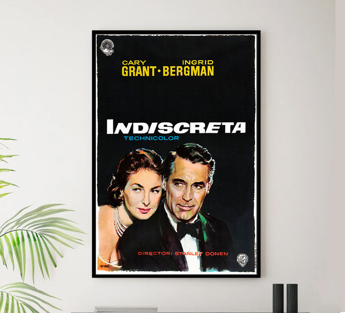 Indiscreet 1958 - Cary Grant - Spain - Classic Movie Poster