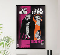 Indiscreet 1958 - Cary Grant - Sweden - Classic Movie Poster