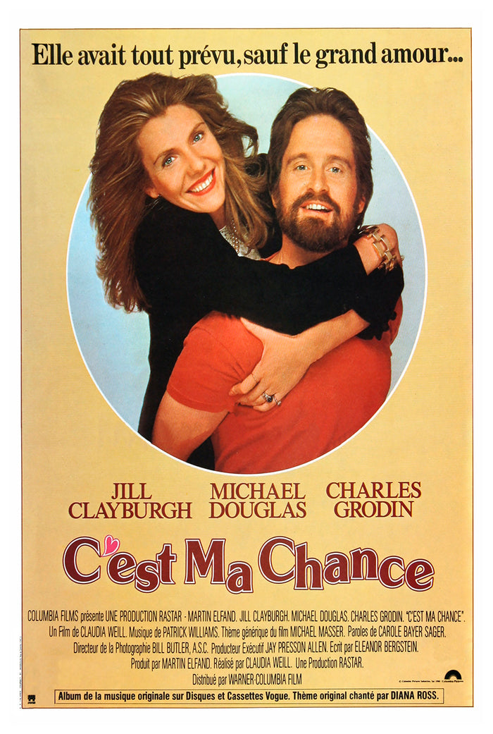 It's My Turn 1980 - Michael Douglas - France - Classic Movie Poster