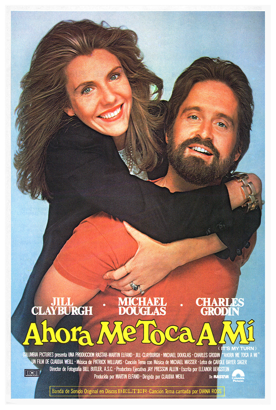 It's My Turn 1980 - Michael Douglas - Spain - Classic Movie Poster