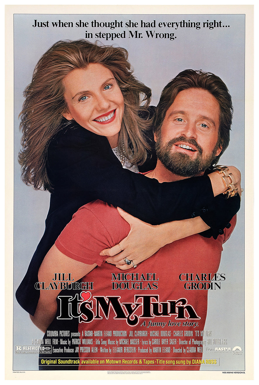It's My Turn 1980 - Michael Douglas - US - Classic Movie Poster