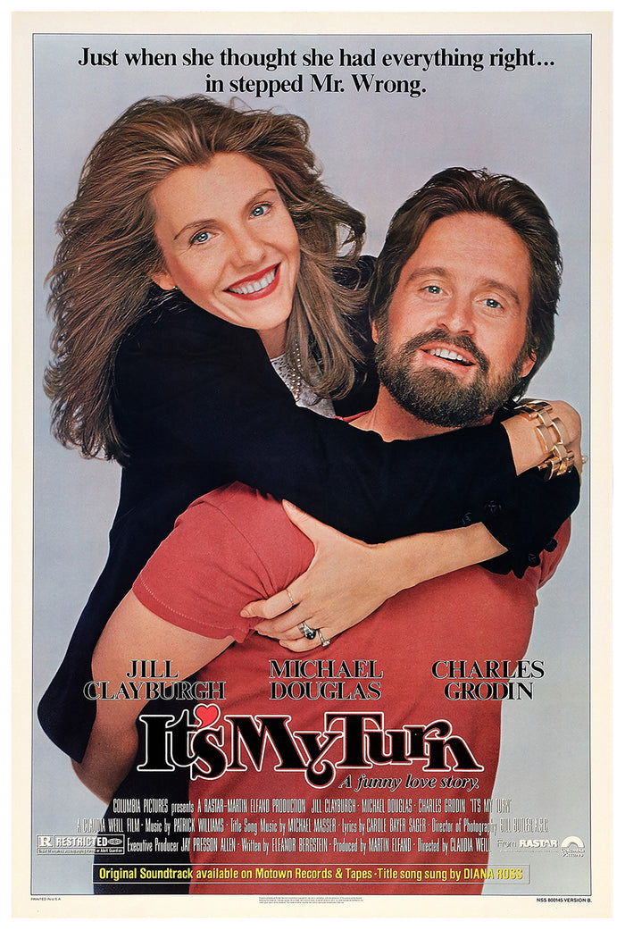 It's My Turn 1980 - Michael Douglas - US - Classic Movie Poster