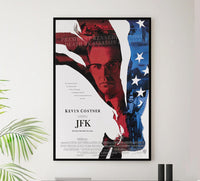 JFK 1991 - Kevin Costner - Vintage Classic Movie Poster