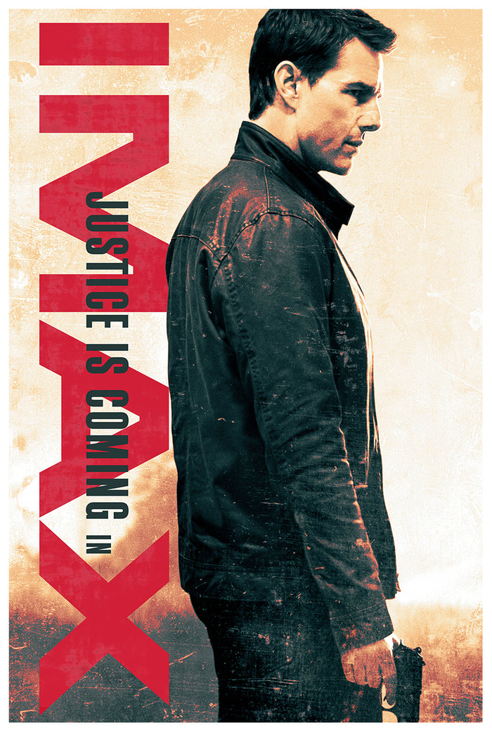 Jack Reacher Never Go Back 2016 - IMAX - Classic Movie Poster