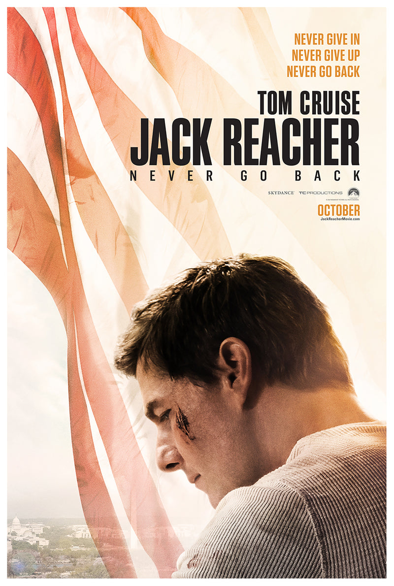 Jack Reacher Never Go Back 2016 v1 - Classic Movie Poster