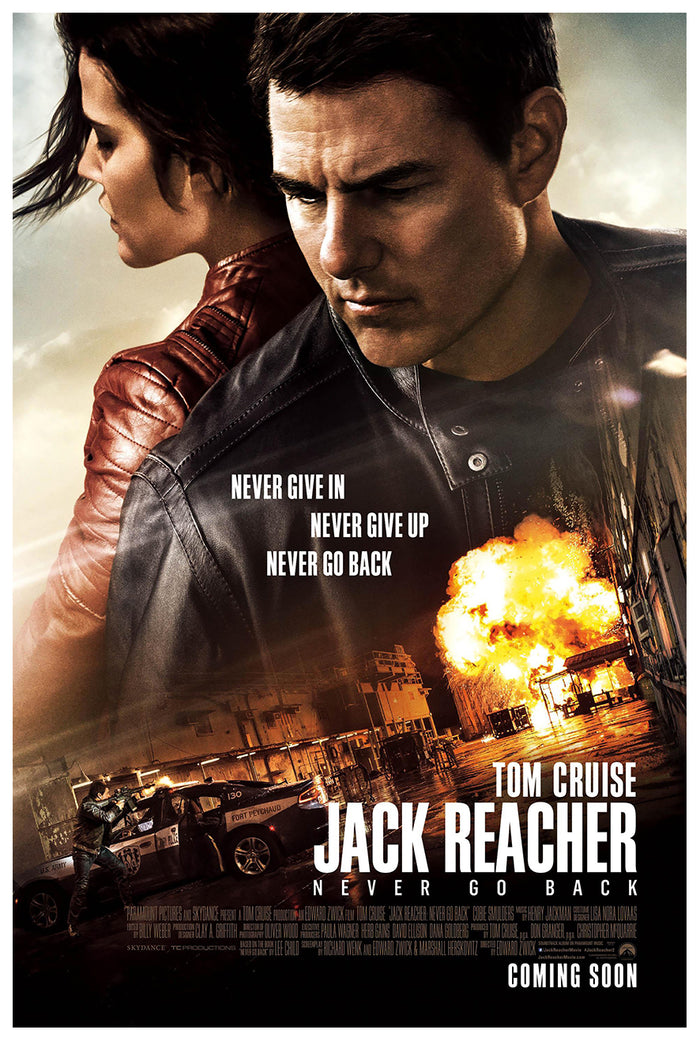 Jack Reacher Never Go Back 2016 v2 - Classic Movie Poster