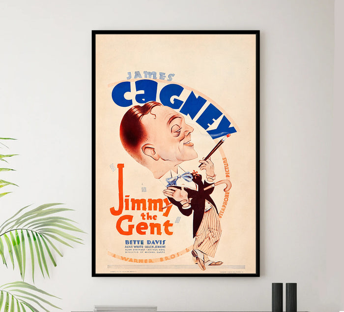 Jimmy the Gent 1934 - James Cagney - US - Classic Movie Poster