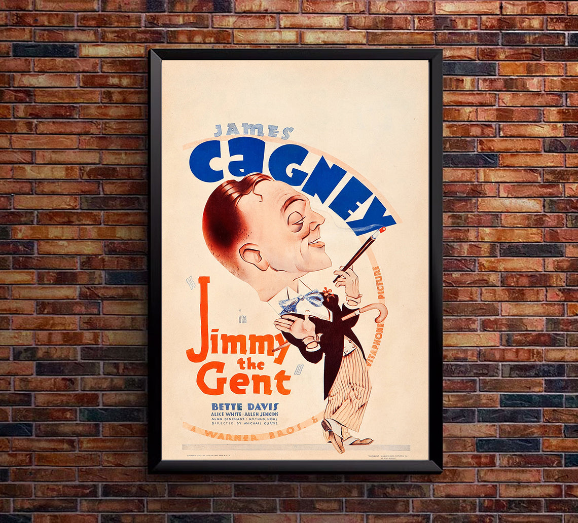 Jimmy the Gent 1934 - James Cagney - US - Classic Movie Poster