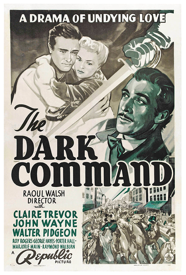 Dark Command - John Wayne - 1940 - Movie Poster