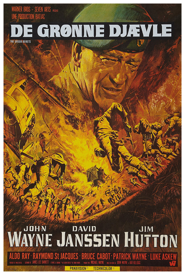 The Green Berets - John Wayne - Dutch - Movie Poster