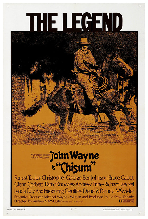 Chisum - John Wayne - Movie Poster