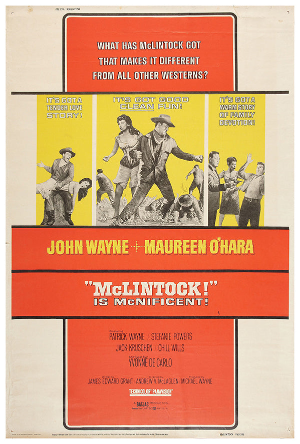 Mclintock - John Wayne - 1963 - Movie Poster