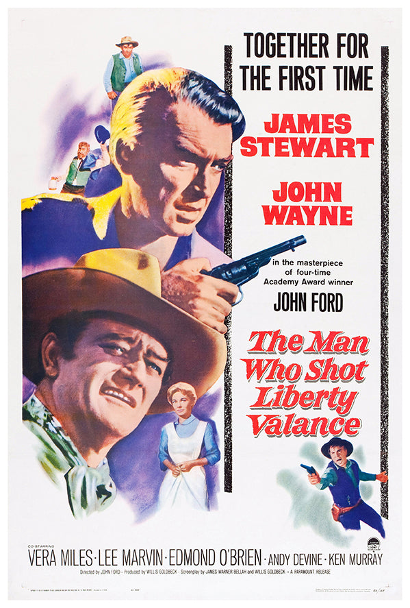 The Man Who Shot Liberty Valance - 1962 - Movie Poster