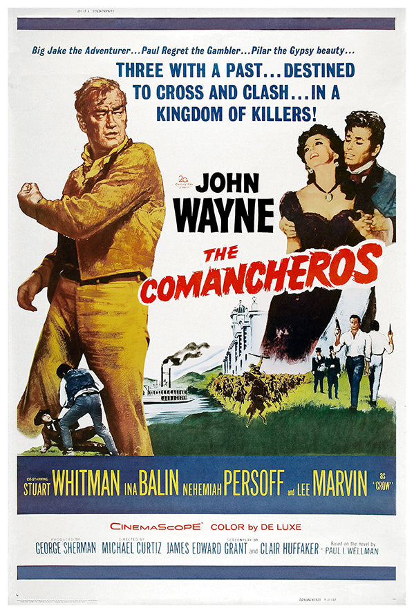 The Comancheros - 1961 - Movie Poster