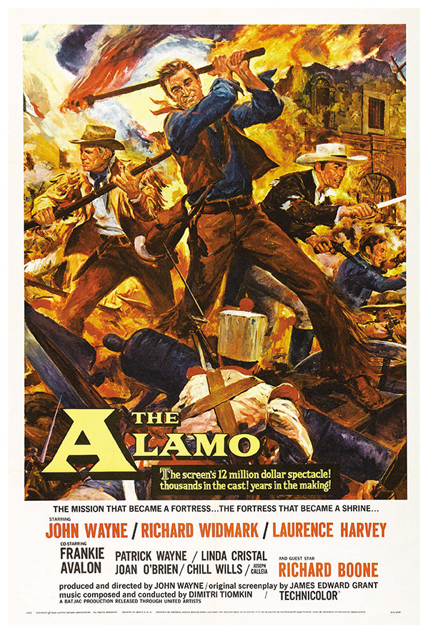 The Alamo - John Wayne - 1960 - Movie Poster