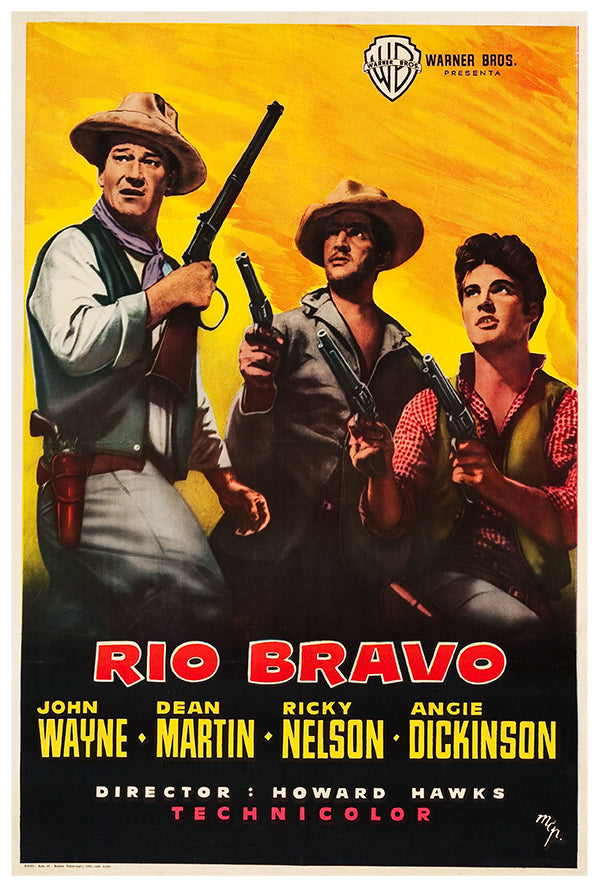 Rio Bravo - John Wayne - 1959 - Spanish - Movie Poster