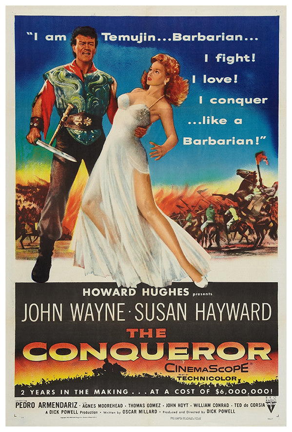 The Conqueror - 1956 - Movie Poster