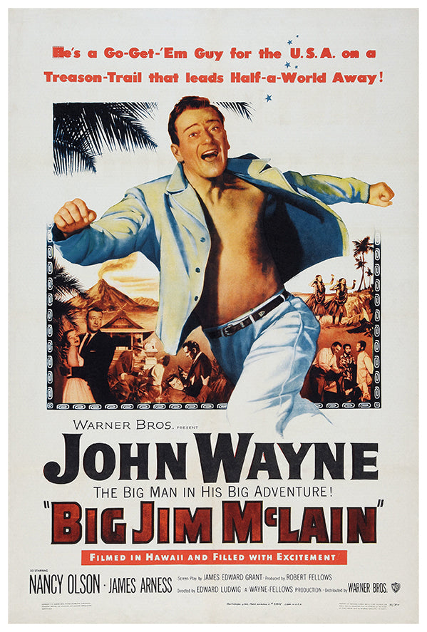 Big Jim Mclain - John Wayne - 1952 - German - Movie Poster