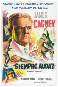 Johnny Come Lately 1943 - James Cagney - Argentina - Classic Movie Poster