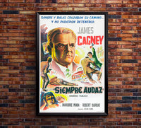 Johnny Come Lately 1943 - James Cagney - Argentina - Classic Movie Poster