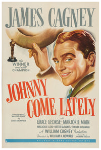 Johnny Come Lately 1943 - James Cagney - US - Classic Movie Poster