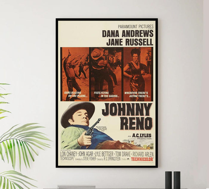 Johnny Reno 1966 - Vintage Classic Movie Poster