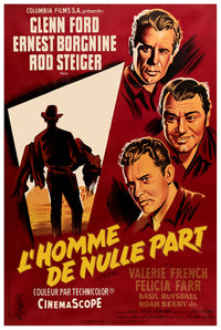 Jubal 1956 - Charles Bronson - France - Classic Movie Poster