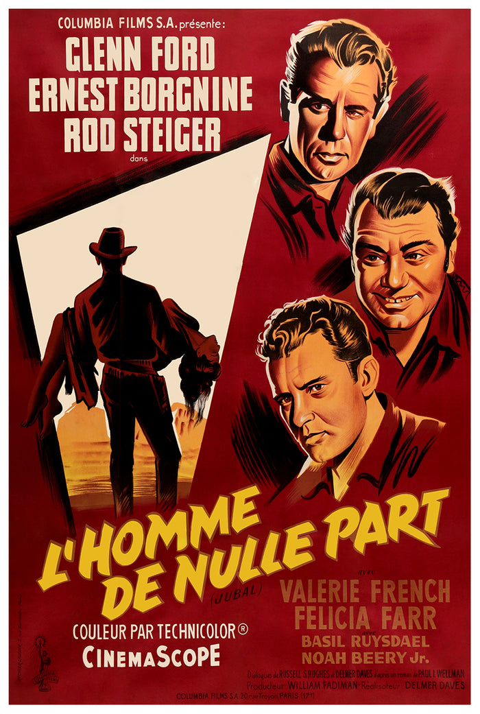 Jubal 1956 - France - Classic Movie Poster