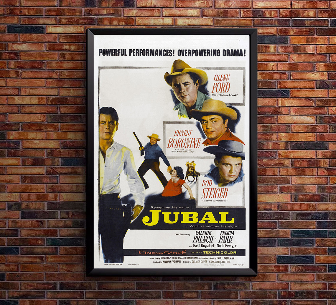 Jubal 1956 - Charles Bronson - US - Classic Movie Poster