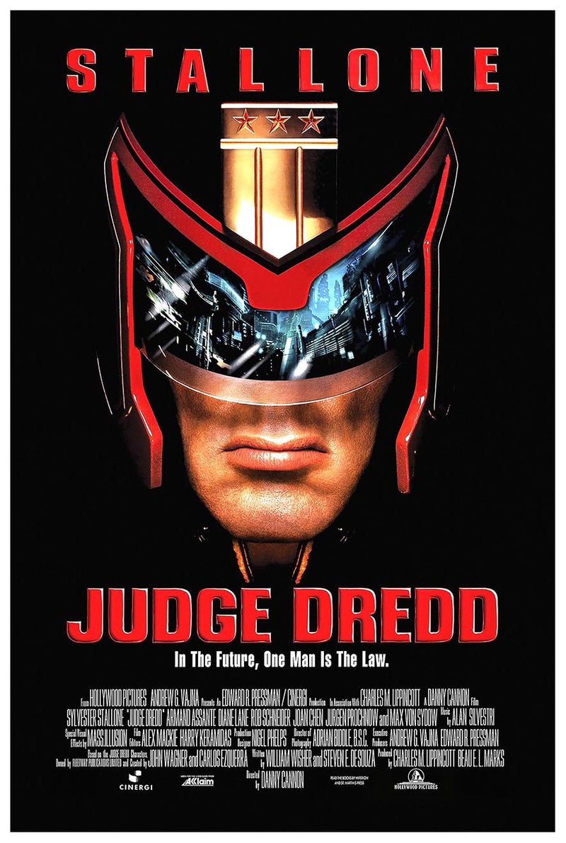 Judge Dredd 1995 v1 - Classic Movie Poster