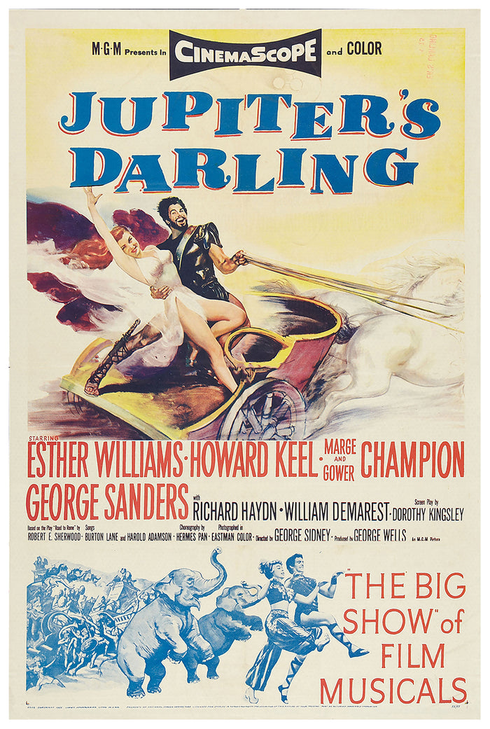 Jupiter's Darling 1955 - Esther Williams - US - Classic Movie Poster