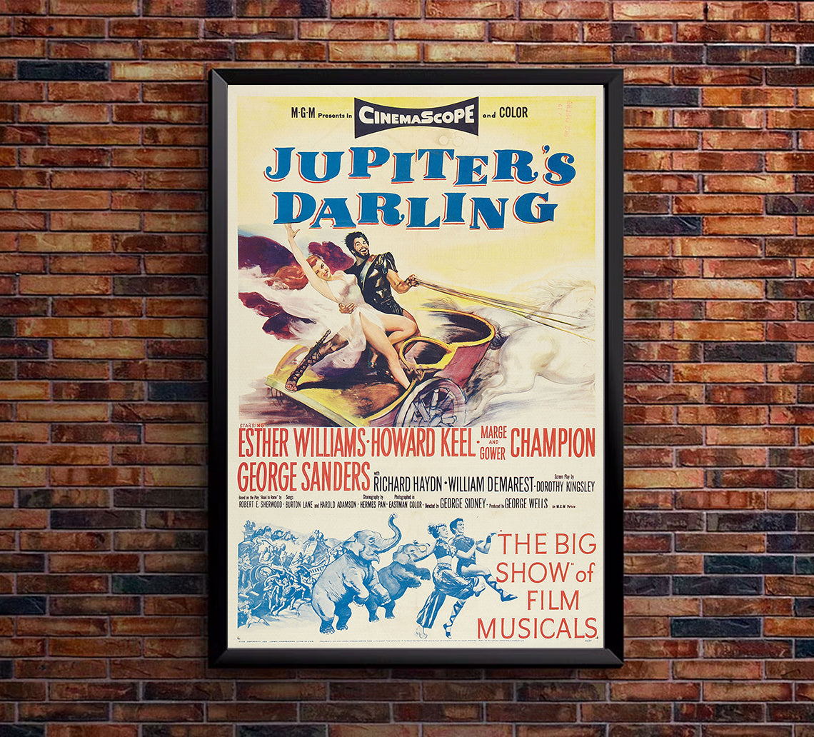 Jupiter's Darling 1955 - Esther Williams - US - Classic Movie Poster