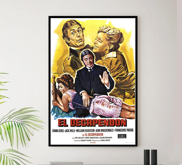 Keep It Up Downstairs 1976 - Italian v2 - Vintage Classic Movie Poster