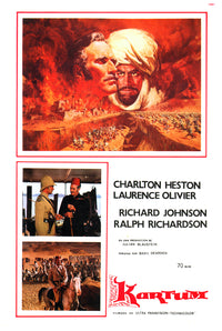 Khartoum 1966 - Laurence Olivier - Spain - Classic Movie Poster