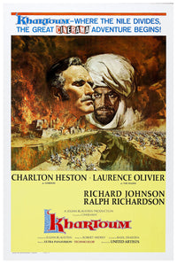 Khartoum 1966 - Laurence Olivier - US 2 - Classic Movie Poster