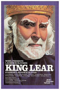King Lear 1983 - Laurence Olivier - US - Classic Movie Poster