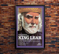 King Lear 1983 - Laurence Olivier - US - Classic Movie Poster